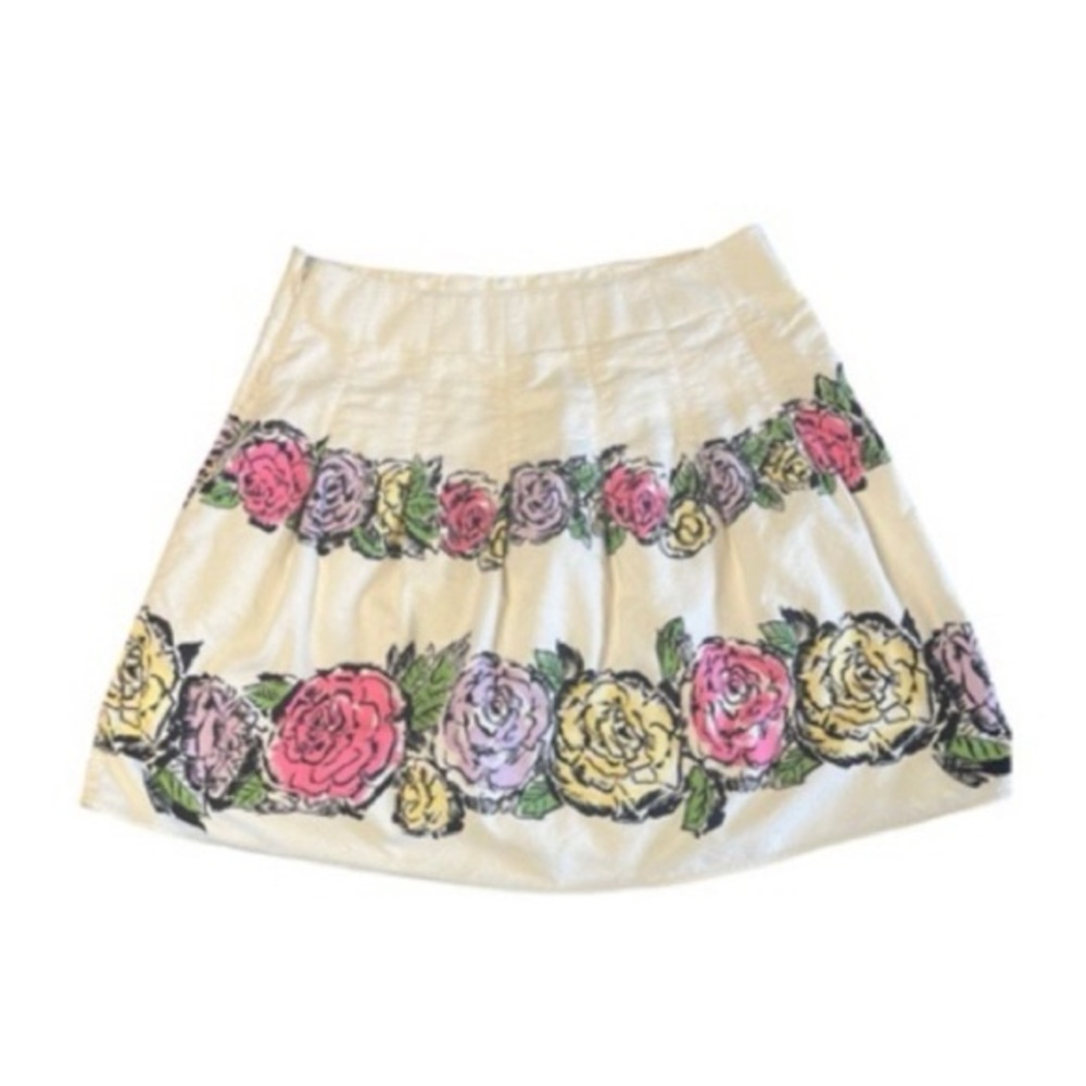 Loft Floral Mini Skirt